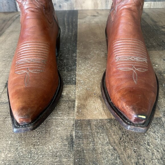 Lucchese 1883 M1004 Snip Toe Western Cowboy Boots Mens 10.5 D - Picture 9 of 12